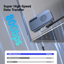 BAWIOFIAU 80gbps USB c Data Cable Compatible with Thunderbolt 5 Cable Right Angle Short 1ft 240W, 90 Degree USB C Cord, 8K/16k 120HZ/60Hz usbc Monitor for Thunderbolt 4,Type c to Type c