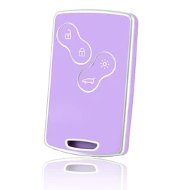 OFF WE GO OFF WE GO Schlsselhlle fr Renault Autoschlssel Hlle fr Clio Scenic Espace Fluence Megane Duster Sandero Captur Twingo Koleos Kadjar Laguna Zoe TPU Auto Schlssel Hlle Schlsselbox, Violett