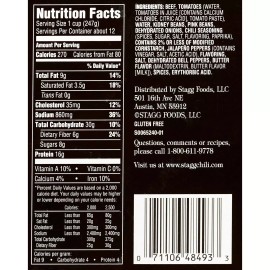 Stagg Silverado Beef Chili with Beans (15 oz., 6 pk.) Great Price