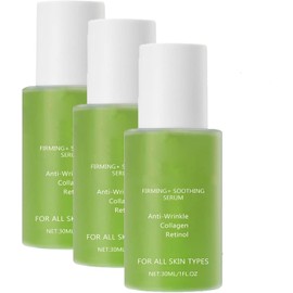Sueros Faciales, Esencia Facial con Retinol Antiarrugas y Extracto Calmante, 30 ml (3 pieza)
