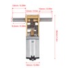 DC Gear Motor, Double Shaft Worm Car Machine Reduction DC