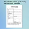 JADENS US Letter Size 8.5''×11'' Quick-Dry Folded Thermal Paper, 200