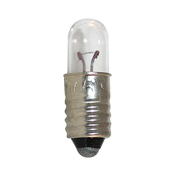 Lumapro 3EHL4 0.5W, T1 3/4 Miniature Incandescent Bulb Lighting, Black