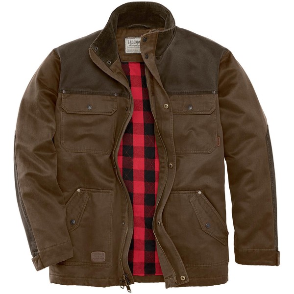 Legendary Whitetails Men's Standard Tough as Buck Chore Coat, Rawhide,