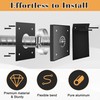 Zhaoyao Pellet Stove Pipe Kit, 2" x 59" Aluminum Flex