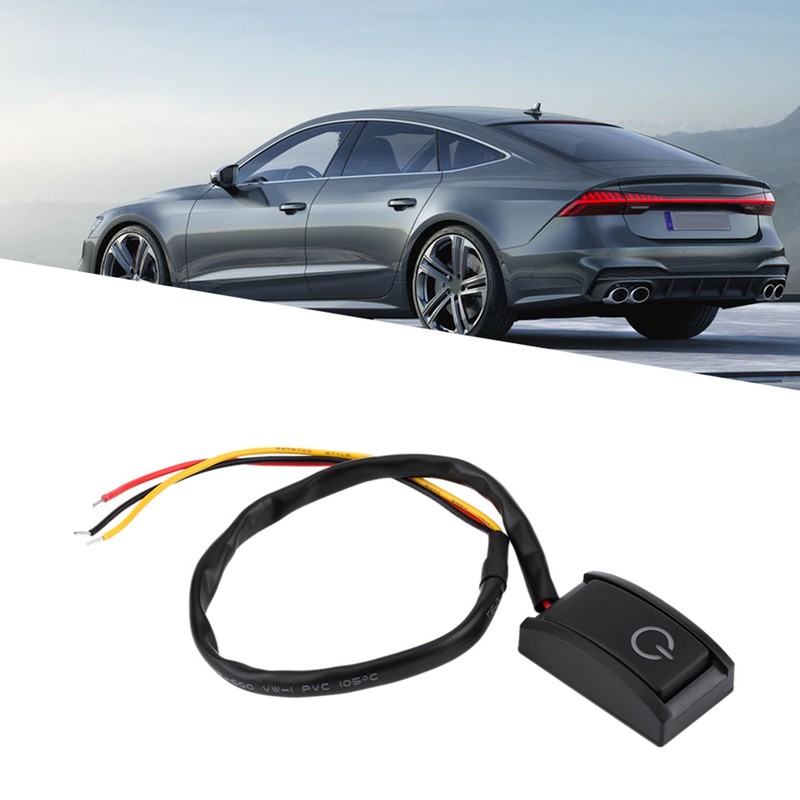 DC 12V 200mA Car DIY Switch Paste Type Sticky Button