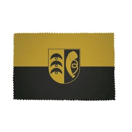 U24 Brillenputztuch Blaustein Fahne Flagge Glasreinigungstuch Microfasertuch