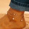 JSTHHTT 19 Pieces Anklets for Women, Trendy Anklets for Women,