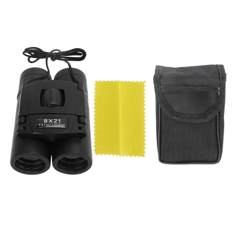 8x21 Binoculars 131m/1000m Compact Lightweight Mini Binoculars for Adults Kids