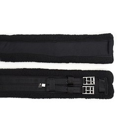 Horse Fare Products Fleece Stay-Dry Dressage Girth with Double Elastic (32)