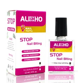 ALISYEVAHO STOP Nail Biting prevention treatment for kids aged 3+ thumb sucking deterrent-Bitter Taste 0.4 oz