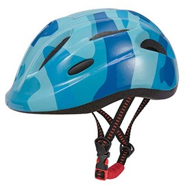 DRBIKE Kids Bike Helmet for 3-9 Years Boys & Girls, Fun Design, Lightweight Materials, Adjustable Size, Blue, S