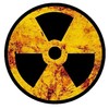 Radioactive Nuclear Radiation Rustic Symbol Sticker Laptop Bumper Decal