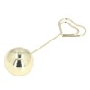 2Pcs Table Number Holder Heart Shaped Firm Stable Premium Metal
