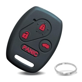 TUTUDOW Silicone Rubber Key Fob Cover Compatible with 2003-2015 Honda Hybrid EX Accord Civic SI CR-V EX Element SE Pilot KR55WK49308 N5F-A05TAA N5F-S0084A