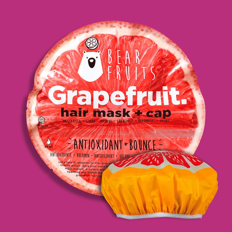 Bear Fruits Grapefruit Hair Mask + Cap