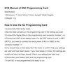 ESC Programming Card for DYS Series ESC