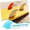 SUPVOX Tail Fin Set Surfboard Paddleboard Accessory Replacement Fin Part