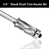 Akylin Compression Spiral Flush Trim Router Bits 1/4 Inch Shank,