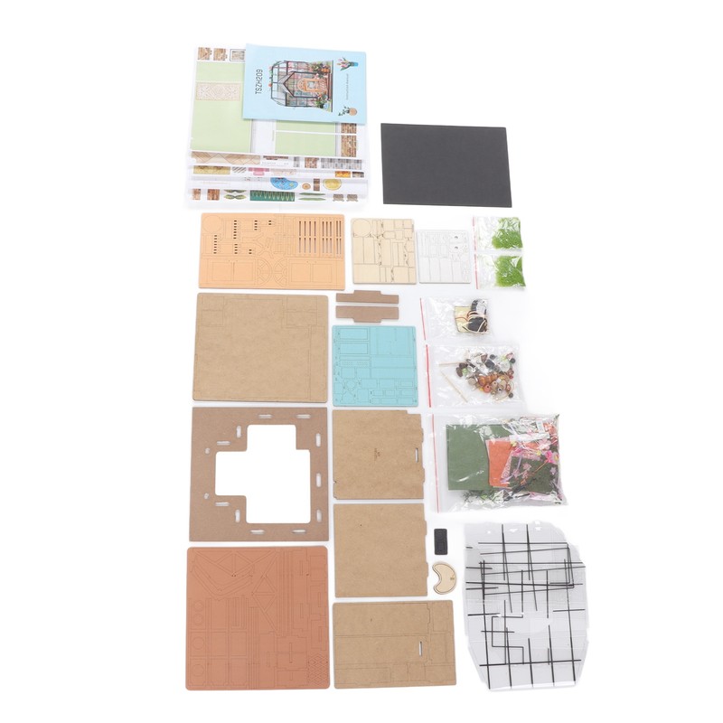 DIY Miniature Dollhouse Kit 1:24 Scale Dollhouse Puzzle Toy for