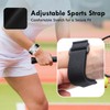 LuzySombral Pickleball Score Keeper Wristband, Black, Elastic Nylon Polyester, Lightweight,