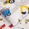 Viviland Boys Car Toddler Comforter Sets, Soft Toddler Bedding Set,