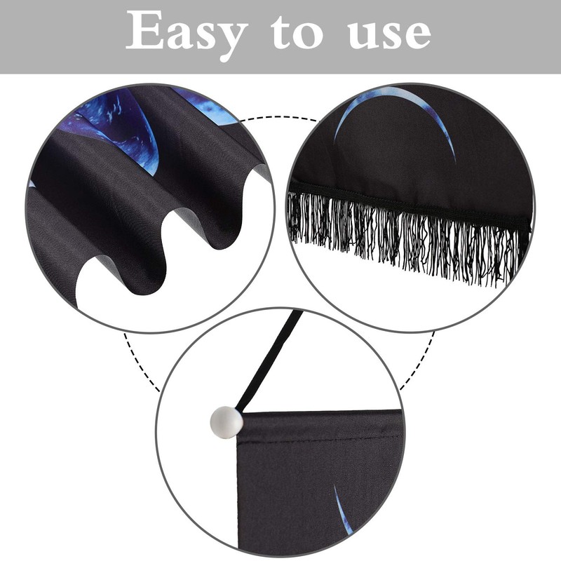 2 Pieces Moon Wall Hanging Tapestries Moon Phase Art Tapestry