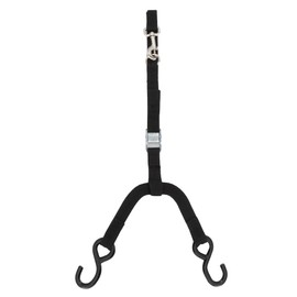 RecPro Steering Wheel Lock Strap with Ratchet and Hooks | Use for Vehicles Being Towed