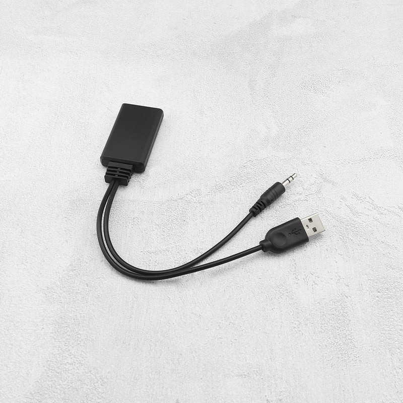 eMagTech Car Bluetooth 5.0 Receiver Bluetooth AUX Adapter 5-12V 3.5mm/0.14in