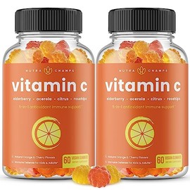 NutraChamps Vitamin C Gummies - Immune Support for Kids & Adults