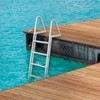 VEVOR Removable Dock Ladder 5 Steps, 350 lbs Load Capacity,