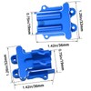 BENMAZ 2Pcs Aluminum Alloy Diff Cover Set Upgrade Parts for