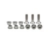 RISON-Titanium Set of 6 Titanium Chainring Bolts M8, Pinion Screws