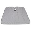 Hair Cut Cape Striped Polyester Waterproof Smooth Surface Neckline Adjustable
