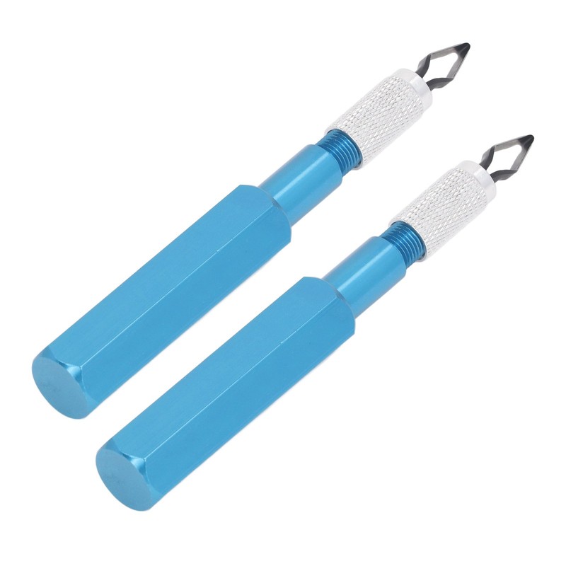 2 Set Floor Skiving Knife 4Pcs HSS Blades Aluminum Alloy