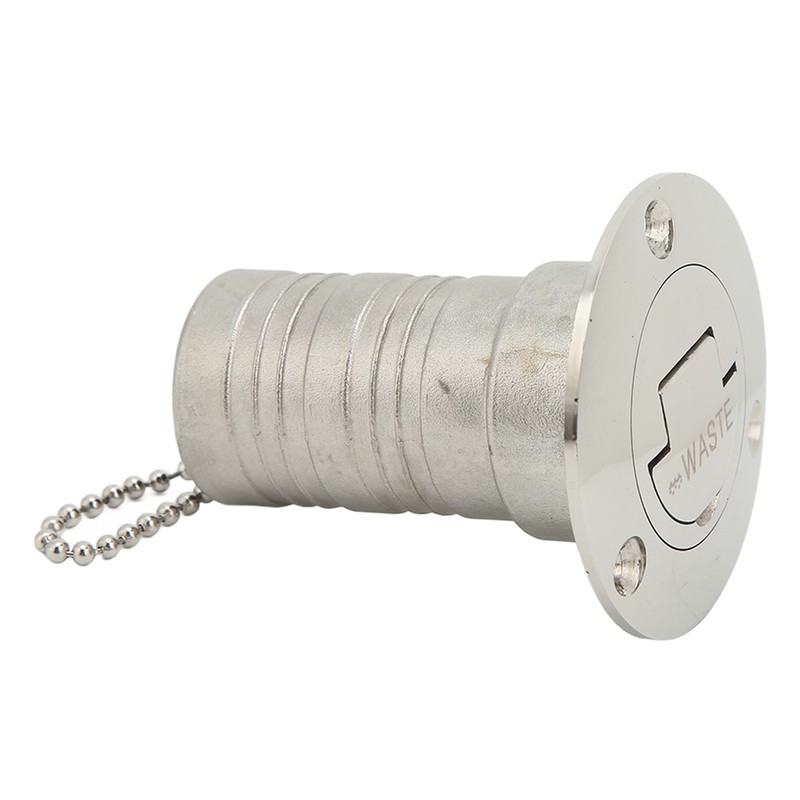 Marine Boat Deck Filler with Keyless Cap Stainless Steel Mirror