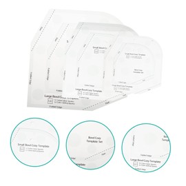 LIFKOME 3pcs Acrylic Sewing Ruler Professional Bowl Batting Templates for DIY Quilting Lightweight Portable for Patchwork Crafting