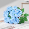 LatinaFlorista 300Pcs Premade Satin Ribbon Rose Petals Half-Finished for Eternal