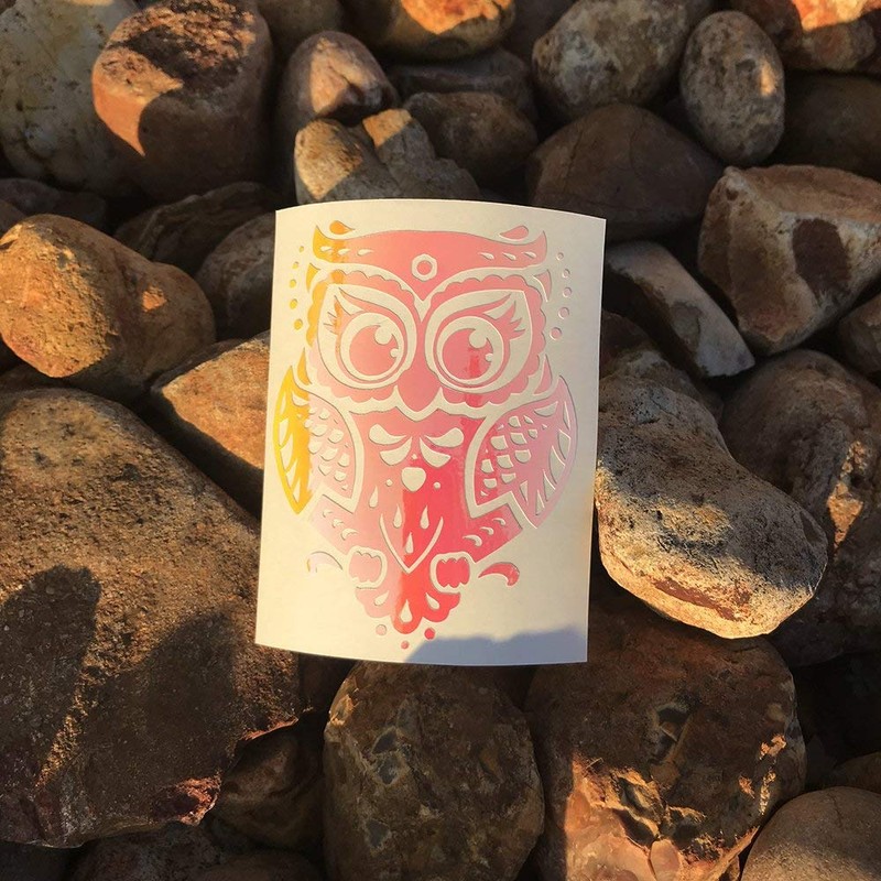 TECKWRAP Opal Chrome Holographic Precut Sheets, Mermaid