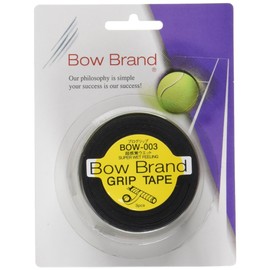 BOWBRAND BOW003 Overgrip Tape, 3 Rolls, Wet Type, Black
