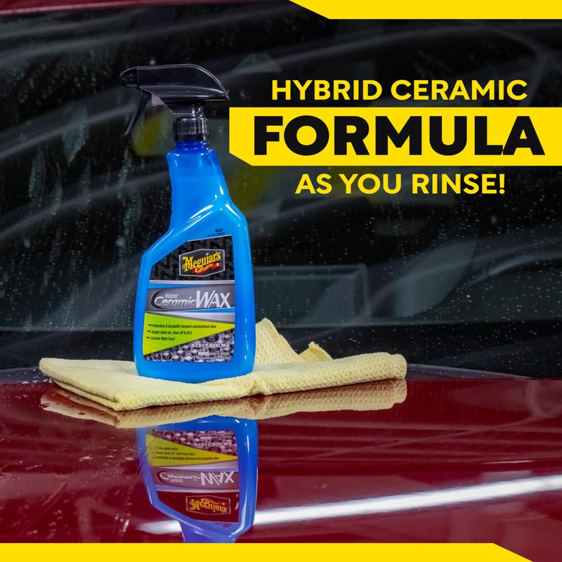 Meguiar's Hybrid Ceramic Wax, Easy-to-Use Spray Wax for Car Detailing