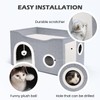 Heeyoo Cat House for Indoor Cats - Large Cat Bed