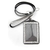 ALL in ONE Rhinestone Lanyard Bling Crystal Necklace + Card