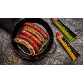 8x200g Mautner Mustard Variety - Kremser - Tarragon - Markhof Hut - Pepperoni / Austria