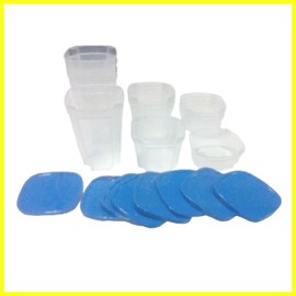 Spin and Store Expansion Pack for Use Storage System As Seen on TV 12 Containers And Lids