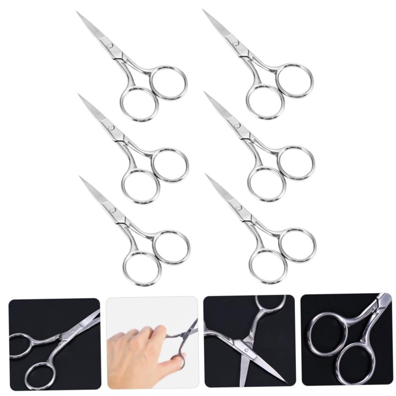 minkissy Sets Practical Portable Scissor Set for Face Hair Stainless