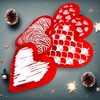 Set of 4 Hand Warmers Heating Pad Firebag Hearts, Heart,