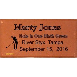 Comfort House Engraved Sports Brick - Golf, Tennis, Bowling, Baseball, Basketball, Hockey, Soccer, Dancing & More - Tournament or Competition Award One 8x4 Engraved Brick #P2424