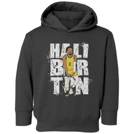 SAILEAD Haliburton Big Balls Celebration - Indiana Bball Fans Toddler Hooded Sweatshirt (Black, 4T)