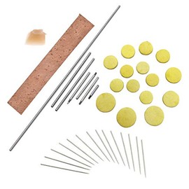 Jiayouy Piccolo Repair Tools Replacement Kit Set Including Piccolo Springs Rollers Spring Needles Pads Instrument Accessory